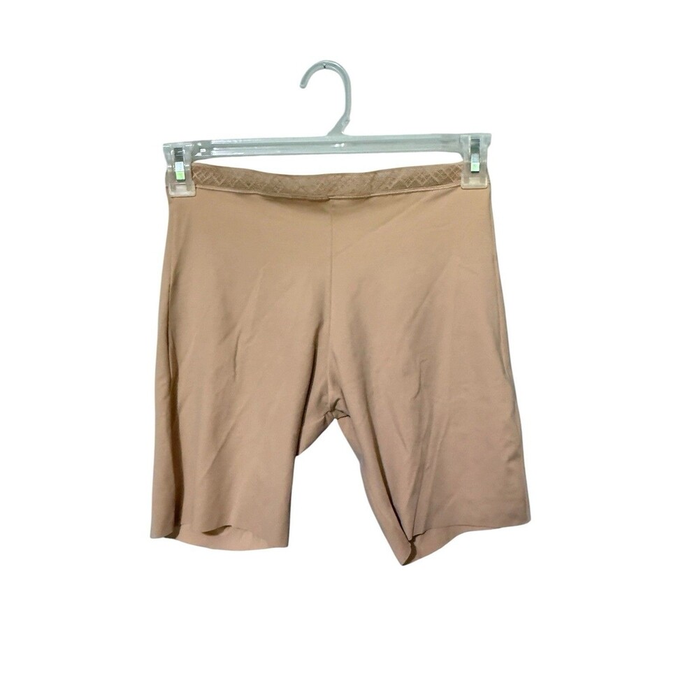Vassarette Shaping Slip Shorts Nude Seamless Smoothing XL 8 Shapewear